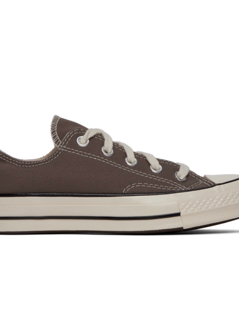 Converse Chuck 70s Low Tops in Taupe with Cream Accents